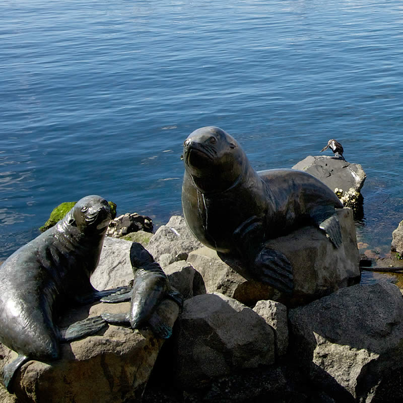 Sculpture, Franklin Wharf, Hobart. Image: Mike Rowe.