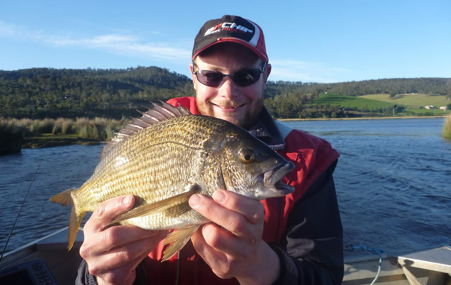 Fishing in the Derwent. Photo: Derwent Estuary Program.